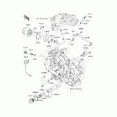 Схема узла: Масляный фильтр для Kawasaki VN900 VN900 Classic