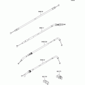 Схема узла: Тросики для Kawasaki ZR800 Z800