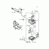 Схема узла: Воздушный фильтр для Kawasaki KLE300 Versys-X 300 ABS