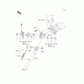 Схема узла: Stand(s) для Kawasaki ZX600 Ninja ZX-6R