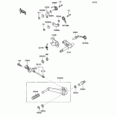 Схема вузла: Перемикач передач для Kawasaki ZX1100 Ninja ZX-11