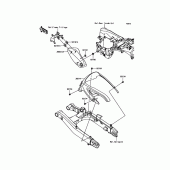 Схема вузла: Side Covers/Chain Cover для Kawasaki EN650 Vulcan S ABS