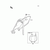 Схема вузла: Аксесуари для Kawasaki KX125