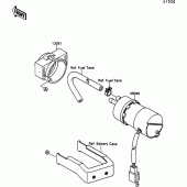 Схема узла: Fuel pump для Kawasaki VN1500 VN-15 SE