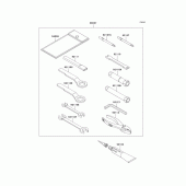 Схема вузла: Owners tools для Kawasaki KL650 KLR650