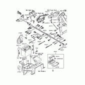Схема вузла: Електроустаткування для Kawasaki ZR750 ZR-7S