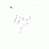 Схема узла: Stand(s) для Kawasaki KLE500