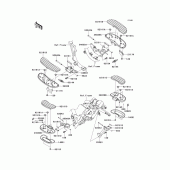 Схема вузла: Підніжки для Kawasaki VN1700 Vulcan 1700 Nomad