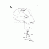 Схема вузла: Fuel pump для Kawasaki ZR1000 Z1000