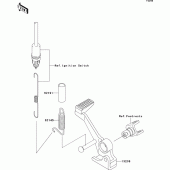 Схема узла: Лапка тормоза для Kawasaki ZR750 Z750S