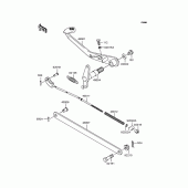 Схема узла: Лапка тормоза для Kawasaki BJ250 250TR