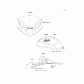 Схема узла: Decals(green)(aef) для Kawasaki EX300 Ninja 300