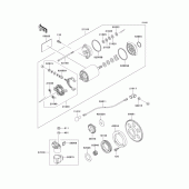Схема вузла: Starter motor для Kawasaki VN800 Vulcan 800
