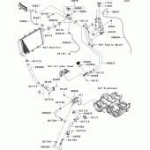 Схема вузла: Water pipe для Kawasaki ZR1000 Z1000 ABS