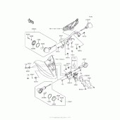 Схема вузла: Поворотники для Kawasaki VN900 Vulcan 900 Classic LT