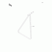 Схема вузла: Бічна підніжка для Kawasaki KX450 KX450F