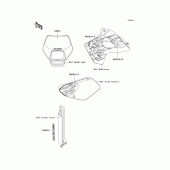 Схема узла: Decals(lx650-a3) для Kawasaki KLX650 KLX650