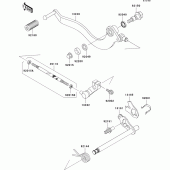 Схема вузла: Перемикач передач для Kawasaki BN125 Eliminator