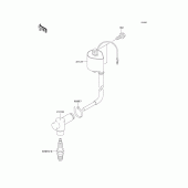 Схема вузла: Ignition system для Kawasaki KX85 KX85