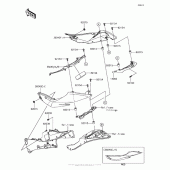 Схема вузла: Side Covers для Kawasaki ZX636 Ninja ZX-6R KRT Edition