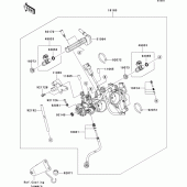 Схема узла: Throttle для Kawasaki EX250 Ninja 250R