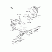 Схема вузла: Підніжки для Kawasaki VN1600 Vulcan 1600 Classic