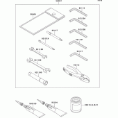 Схема вузла: Owner`s tools для Kawasaki ZR750 Zephyr