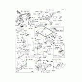 Схема вузла: Електроустаткування для Kawasaki ZX900 Ninja ZX-9R
