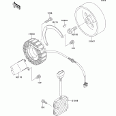 Схема вузла: Генератор для Kawasaki VN800 Vulcan 800