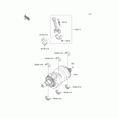 Схема вузла: Колінчастий вал для Kawasaki KLE650 Versys 650 ABS