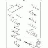 Схема вузла: Owner`s tools для Kawasaki BJ250 Estrella RS