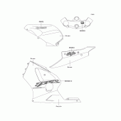 Схема вузла: Decals(green) для Kawasaki ZX1200 Ninja ZX-12R