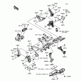 Схема узла: Рама для Kawasaki ER650 Z650 ABS