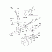 Схема вузла: Колінчастий вал для Kawasaki VN800 Vulcan 800 Drifter