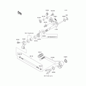 Схема вузла: Перемикач передач для Kawasaki ZR1000 Z1000