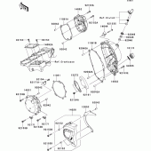 Схема вузла: Engine cover(s) до Kawasaki ZX1000 Ninja ZX-10R ABS