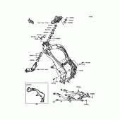 Схема вузла: Рама для Kawasaki KLZ1000 Versys 1000 LT