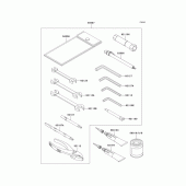 Схема вузла: Owners tools для Kawasaki VN1500 VN1500 Drifter