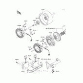 Схема вузла: Генератор для Kawasaki VN1600 Vulcan 1600 Nomad