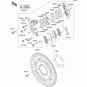 Схема узла: Передний тормоз для Kawasaki ZR800 Z800