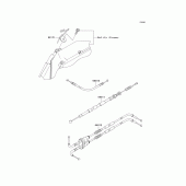 Схема узла: Тросики для Kawasaki ZX600 Ninja ZX-6RR