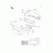 Схема вузла: Side covers для Kawasaki VN1600 VN1600 Mean Streak