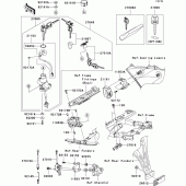 Схема вузла: Замок запалювання для Kawasaki ZX636 Ninja ZX-6R