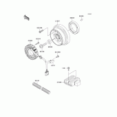 Схема узла: Генератор для Kawasaki EJ800 W800