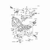 Схема вузла: Батарейний відсік для Kawasaki ZX400 ZZR400