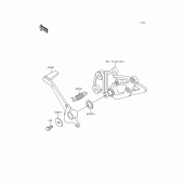 Схема вузла: Лапка гальма для Kawasaki EX500 GPZ500S