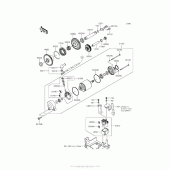 Схема узла: Starter Motor для Kawasaki ZX1400 Ninja ZX-14R