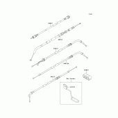 Схема вузла: Cable для Kawasaki ZR550 Zephyr