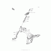 Схема вузла: Рама для Kawasaki ZR800 Z800