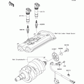 Схема вузла: Ignition system для Kawasaki EX650 Ninja 650